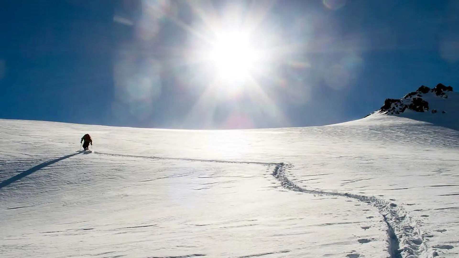 Skiing in Argentine Patagonia, at Cerro Catedral