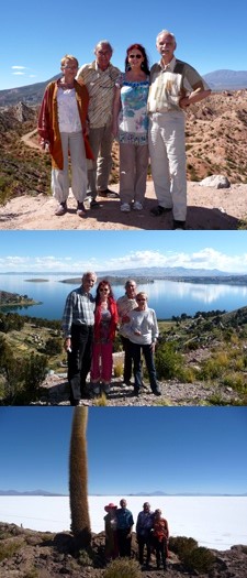 Liliane et Jean-Claude David, Claude et Daniel Le Breton en Argentine, Bolivie et au Pérou