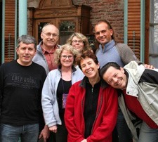 Martine et Patrick Rayet, Annie et Michel Bondu, Chantal et Daniel Vergnes en Argentine