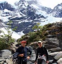 Jeanne et Jacques Favreau, Anne-Marie et Robert Pottier en Patagonie