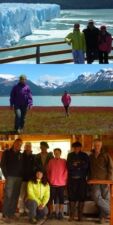 Richard, Mireille et Charlène Greiffemberg en Patagonie