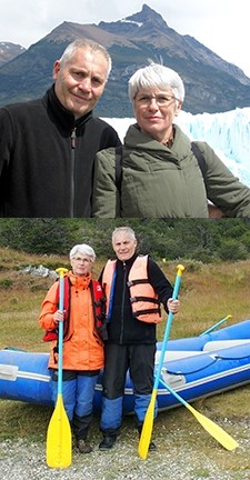 Nadine et Jean-Pierre Pertuc en Patagonie