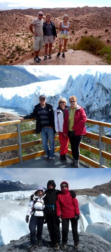 Claude, Nicole et Christiane Hervé en Argentine