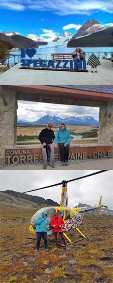 Carine et Joseph ANGLEBERT en Patagonie et en Antarctique