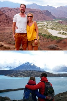 Lola Mahul et Raphaël Lazime en Argentine