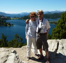 Marie-Elisabeth et Jean-Louis Pérès en Patagonie