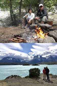 Nicole et Didier Villatte en Patagonie